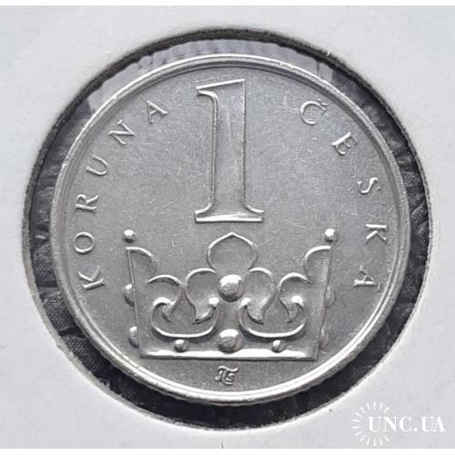 1 крона 2011 Чехія, монета в холдері 