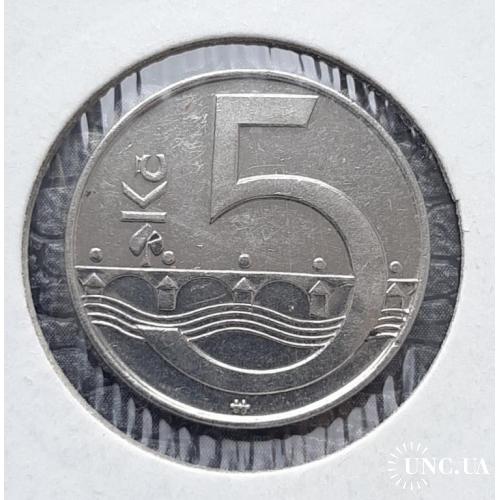 5 крон 2009 Чехія, монета в холдері 