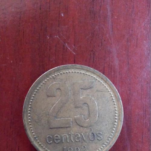  25 центов 1992 Аргентина