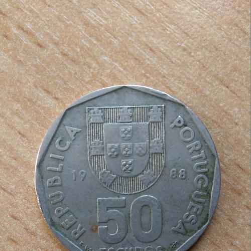  50 ескудос 1988 Португалия