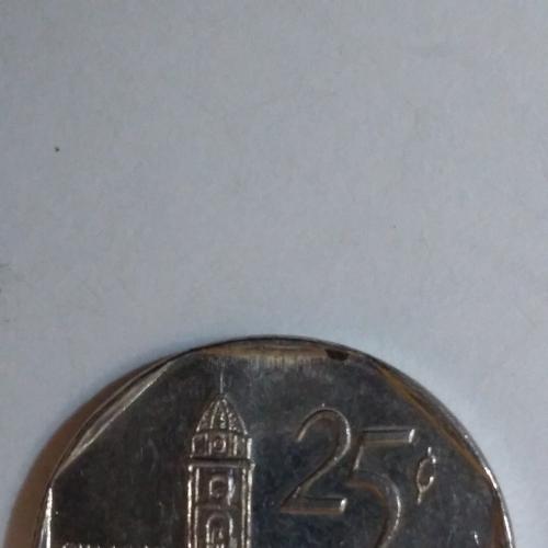  Куба 25 центов 2002 г.