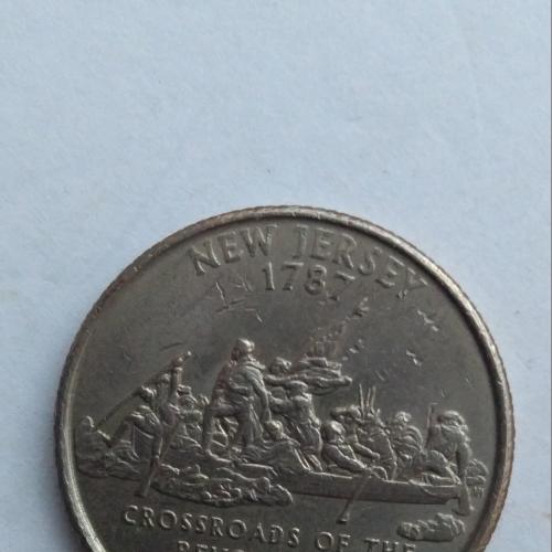 США 25 центов 1999, Нью-Джерси.