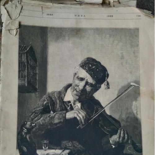 Журнал Нива 1883 года 