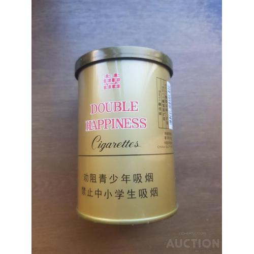 Коробка жестяная из под сигарет DOUBLE HAPPINESS