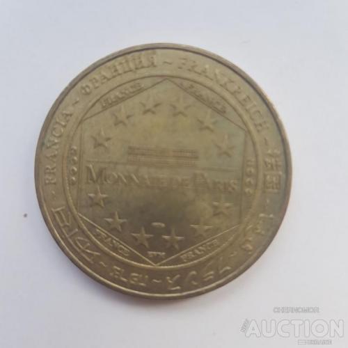 Монетовидный жетон Дисней Лэнд Париж