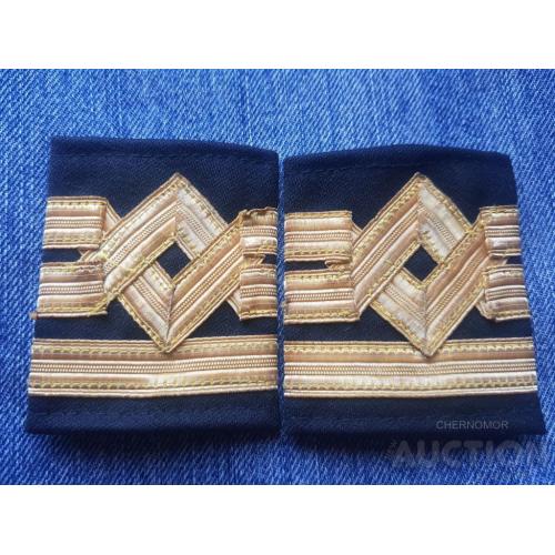 Погоны гражданского морского транспортного и рыболовного флота 8 категории.