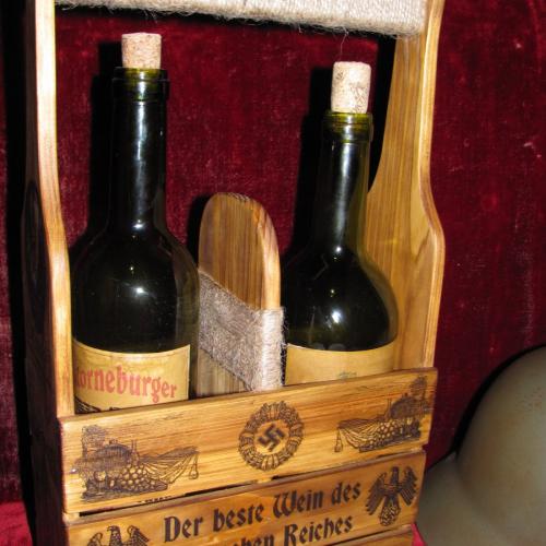 Короб для вина на две бутылки,Рейх.Висбаден,Гессен,1937г (реплика)