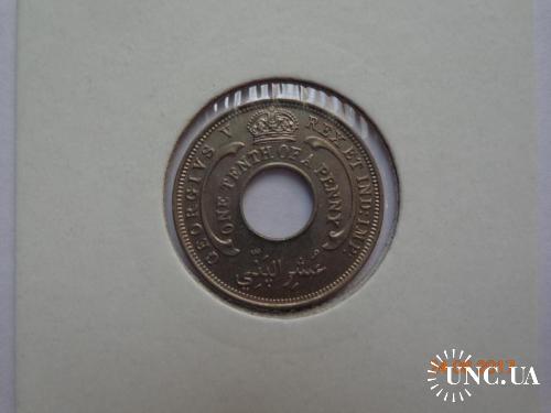 Британская Западная Африка 1/10 пенни 1931 George V СУПЕР состояние редкая