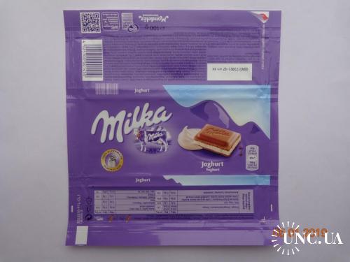 Обёртка от шоколада "Milka Yoghurt" 100g (Mondelez International, Германия) (2018) 2
