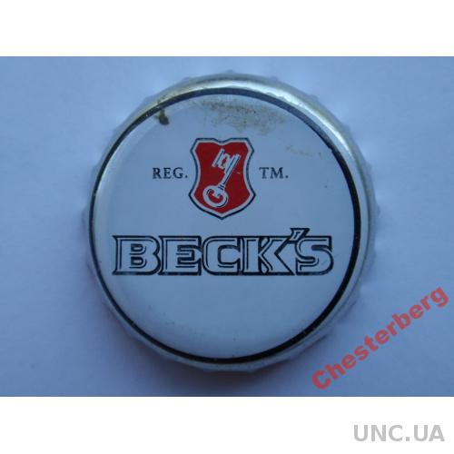 Пивная крышка "Beck's" белая (Германия) 2
