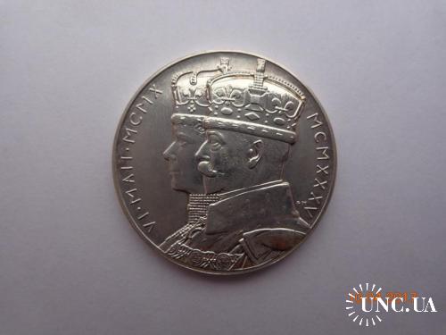 Великобритания. Медаль к 25-летию правления короля George V 1935 серебро СУПЕР состояние редкая