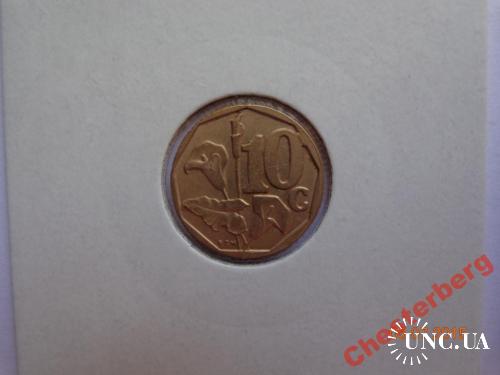 ЮАР 10 центов 1996 South Africa отличное состояние
