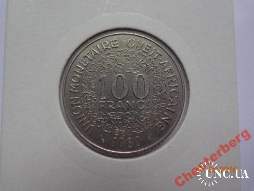 Западно-Африканские штаты 100 франков 1980 СУПЕР состояние UNC
