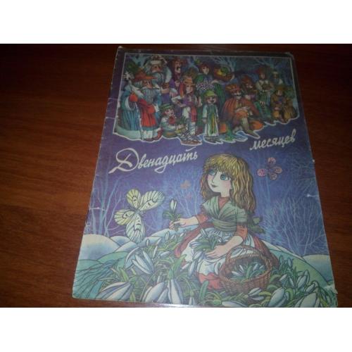 Двенадцать месяцев (Книжка-картинка с игровым заданием)