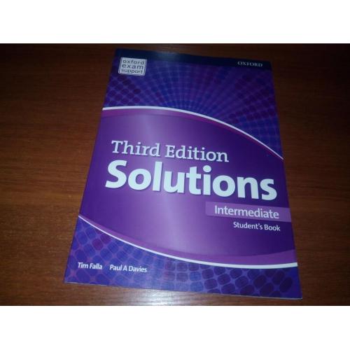 SOLUTIONS. Students' book (Intermediate) - 3rd edition!  