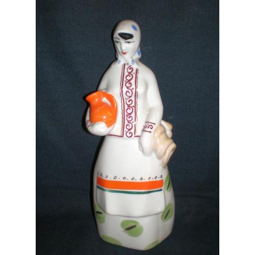 Порцелянова фігурка "Девушка с бубликами"