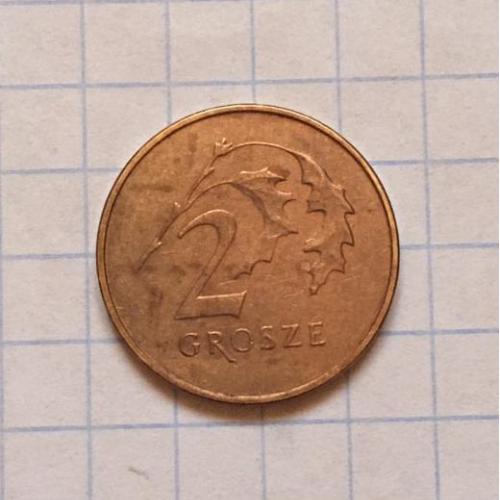2 гроша Польща, 2011 р., марганцево-латунний сплав