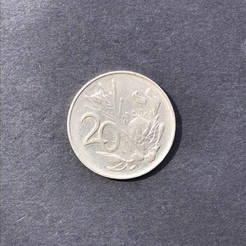 20 центов 1988 ЮАР  Л1.8