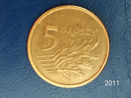 5 грош 2011р. Польща №1