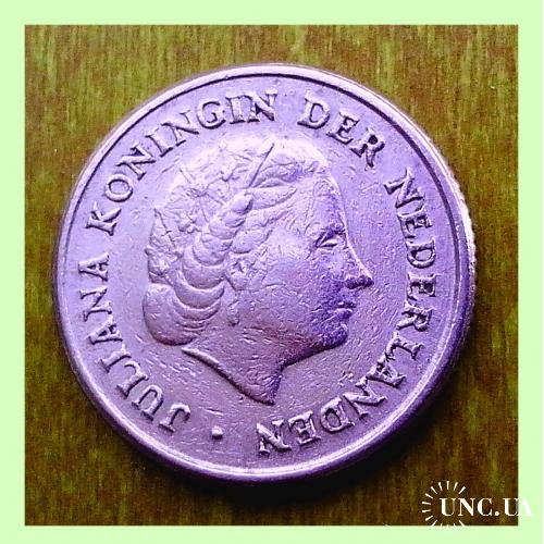 10 центов Королевства Нидерланды 1950 г.