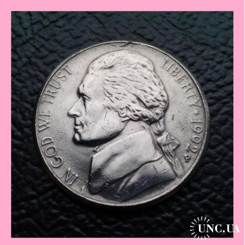 5 центов США 1992 г. (Р)