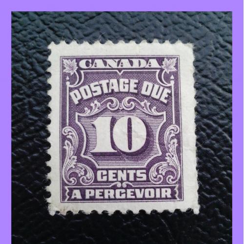 Фискальная  марка  Канады  «Postage  due» 1935 г.
