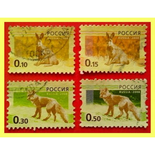 Набор почтовых марок России. Стандартный выпуск 2008 г. "Фауна" - № 4.