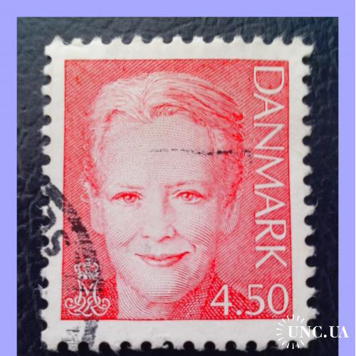 Почтовая марка  Дании  «Queen  Margrethe  II».