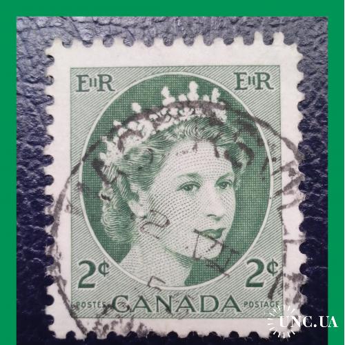 Почтовая  марка  Канады  «Queen  Elizabeth II»  (2).