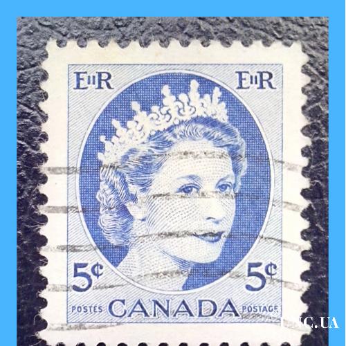 Почтовая  марка  Канады   «Queen  Elizabeth II»  (4).