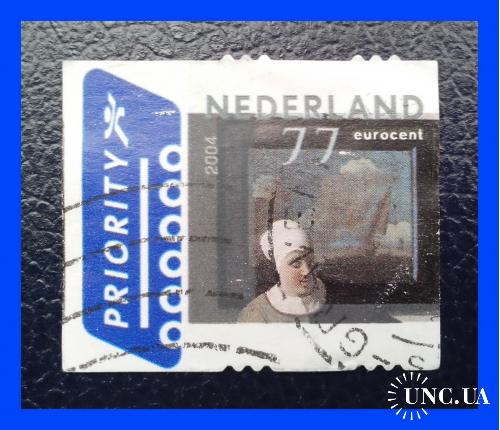 Почтовая  марка  Нидерландов  «Paintings»  (2004 г.).