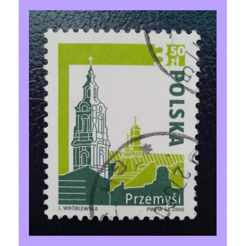 Почтовая марка Польши  «Города Польши» - «Polish Cities – Przemysl» (№ 2).