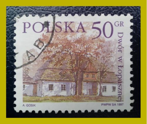 Почтовая марка Польши «Польские усадьбы - Polish Manor Houses».
