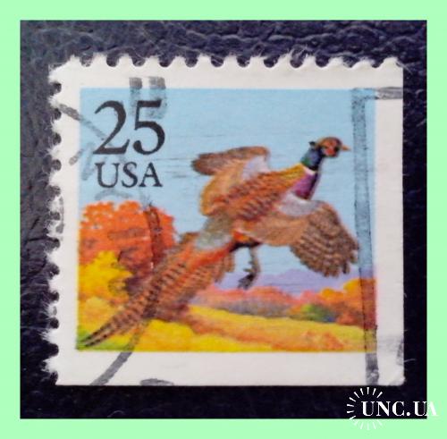 Почтовая марка США   «Birds - Pheasant  Booklet  Issue".