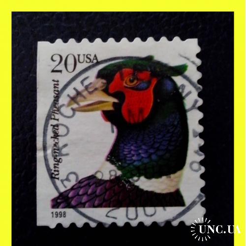 Почтовая марка США «Birds - Ring-necked Pheasant».