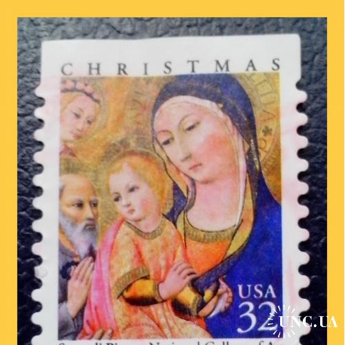 Почтовая марка США  «Christmas  Stamps"  (1).