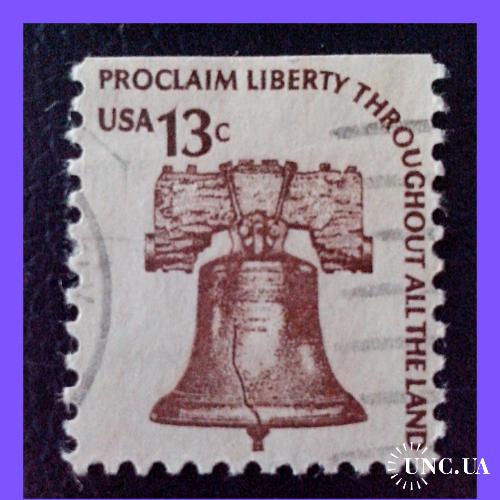 Почтовая  марка  США   «Liberty  Bell».