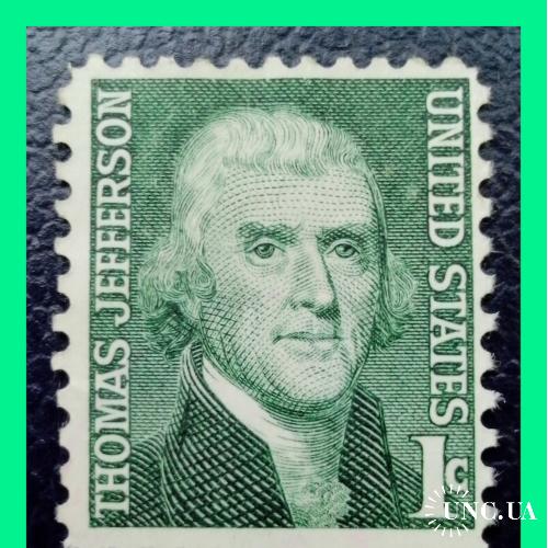 Почтовая марка США «Президент Т. Джефферсон» (4).