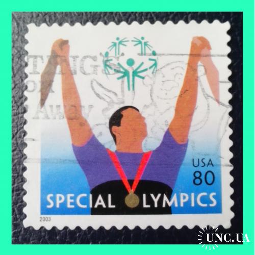 Почтовая марка  США   "Special Olympics - Self-Adhesive" (1).