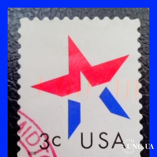 Почтовая марка  США  «Star - Self - Adhesive».