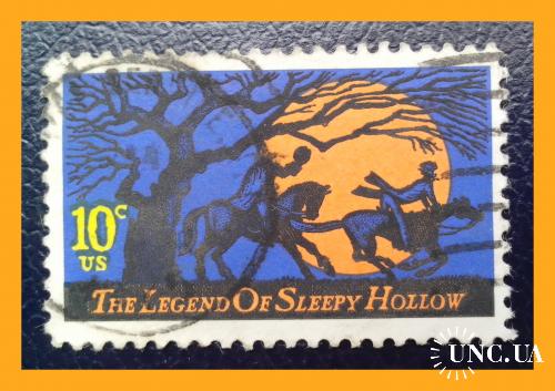 Почтовая марка США «The Legend of Sleepy Hollow»