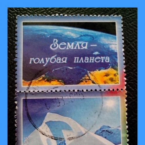 Почтовые  марки  России  «Земля - голубая планета»  (2005 г.) -1.