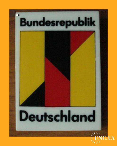 Значок "Bundesrepublik Deutchland".