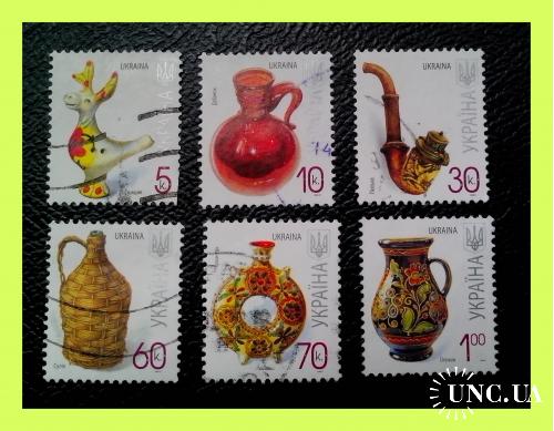 VII-й  стандартный  выпуск  почтовых  марок  Украины  2007/2008–II г.г. - "Набор".