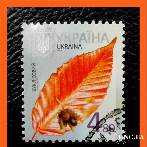 VIII-й  стандартный  выпуск  почтовых  марок  Украины  2012 / 2012 - III  г.г.  -   «Бук».