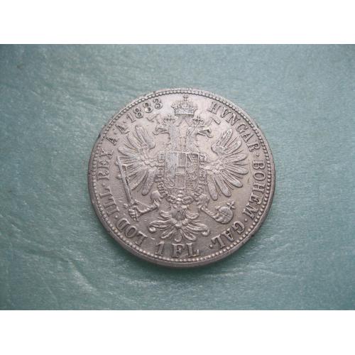 Австрия 1 флорин (florin) 1883 г. Серебро .Оригинал .Состояние!!!