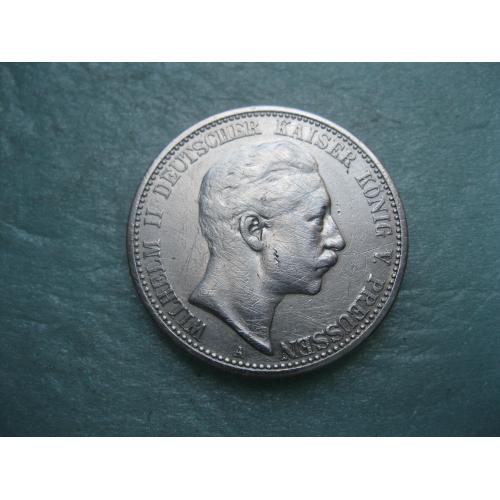 Германия . Королевство Пруссия.2 марки 1904 года Вильгельм-2 .