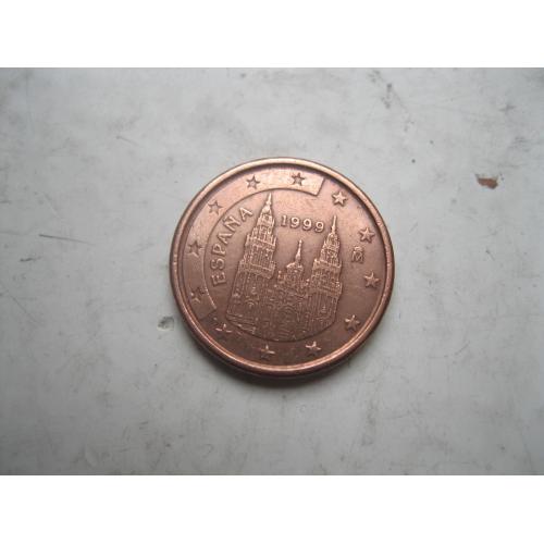 Испания 1 евро цент (euro cent) 1999 г.