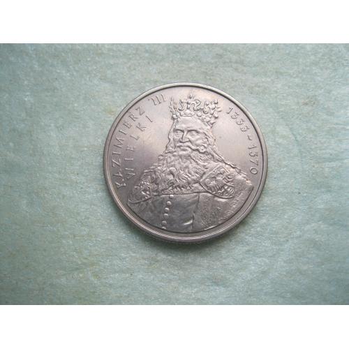 Польша 100 злотых, 1987г Король Казимир III Великий. серия Польские правители