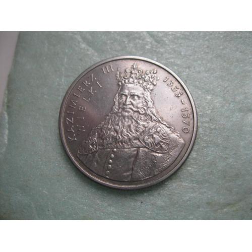 Польша 100 злотых, 1987г Король Казимир III Великий. серия Польские правители